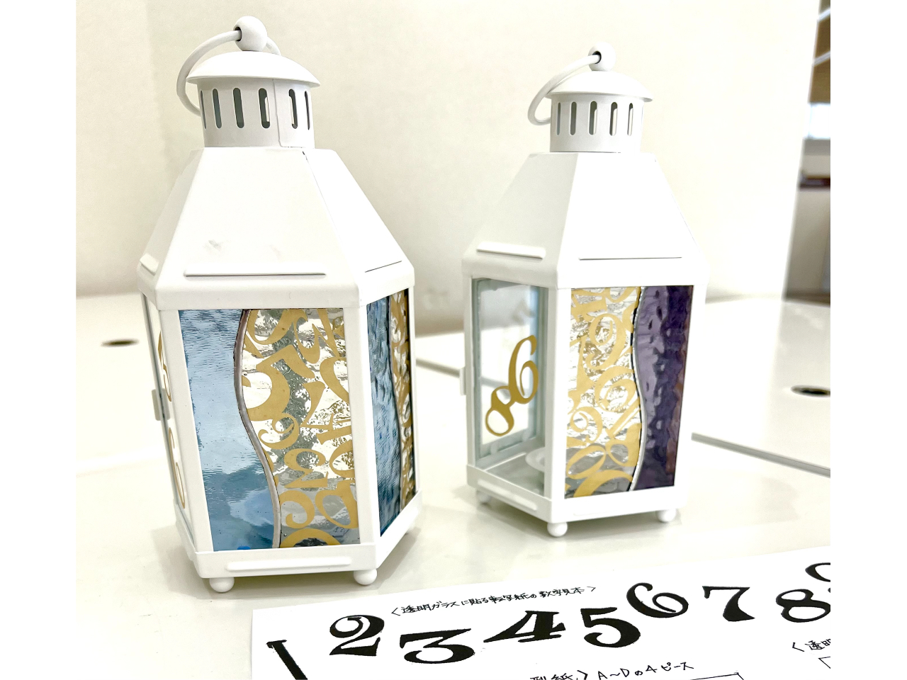 7色から選べるステンドグラスのランタン作り体験☆通年Ver./ステンド
