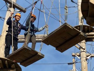 『アッパレ!戦国大冒険!』は巨大木製アスレチックです!親子でアスレチックを楽しもう!