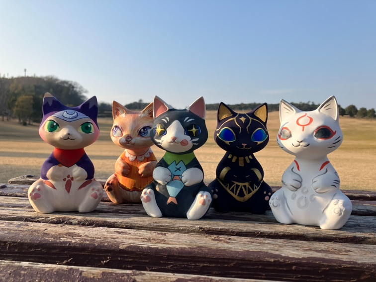 色とりどりのアイルーちゃん