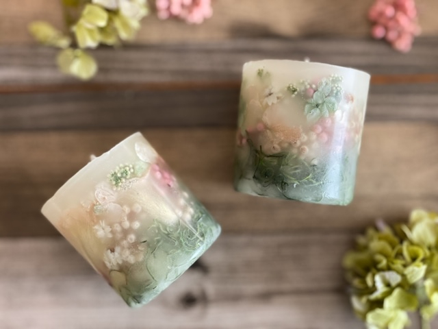 【お好みのお花と香りで!ボタニカルキャンドル制作】プレゼントにもオススメ