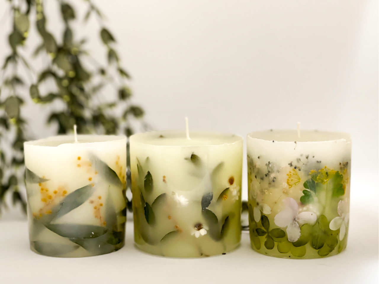 お好みのお花と香りで！ボタニカルキャンドル制作】プレゼントにも