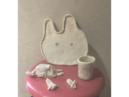 手びねり陶芸体験】所要時間2時間(粘土1kg)／器や人形など自由に制作