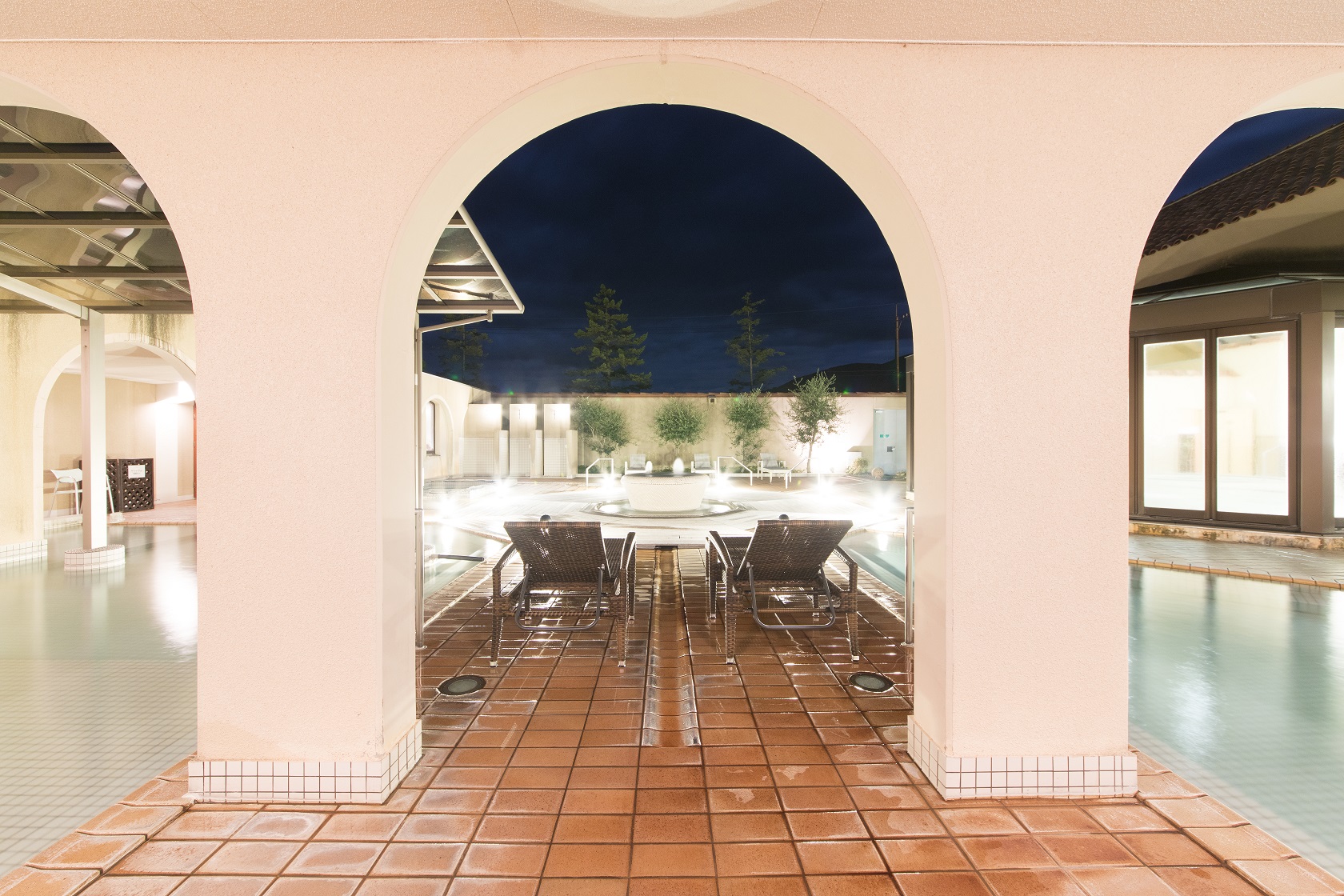 パティオ風呂☆