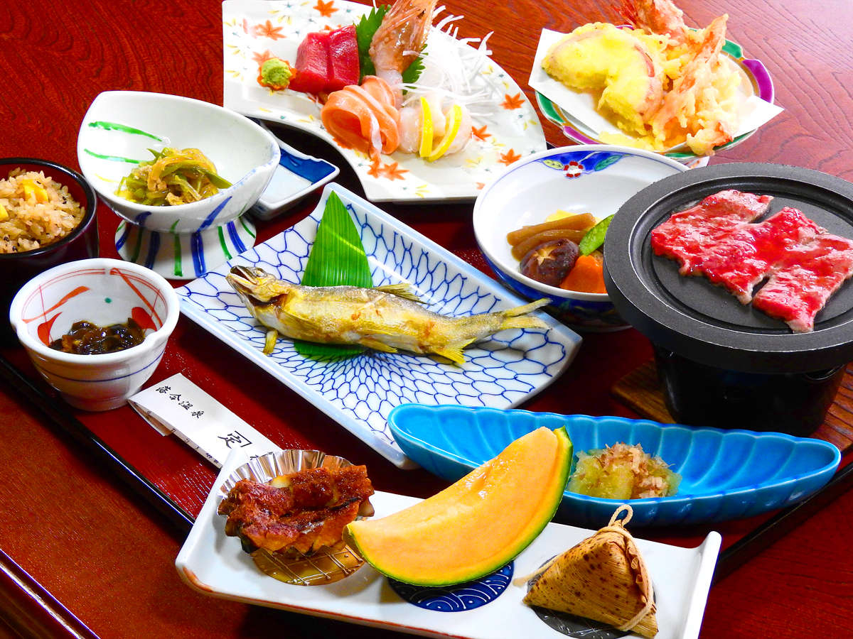 【青森県黒石市】料理クチコミ4.5の旅館で入浴付きランチプラン♪冠婚葬祭・お誕生...