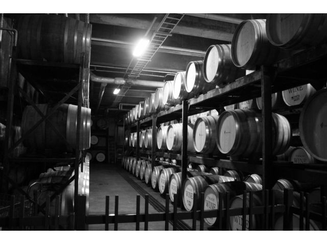 ワイン城 地下貯蔵庫