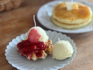 ワッフルとパンケーキ