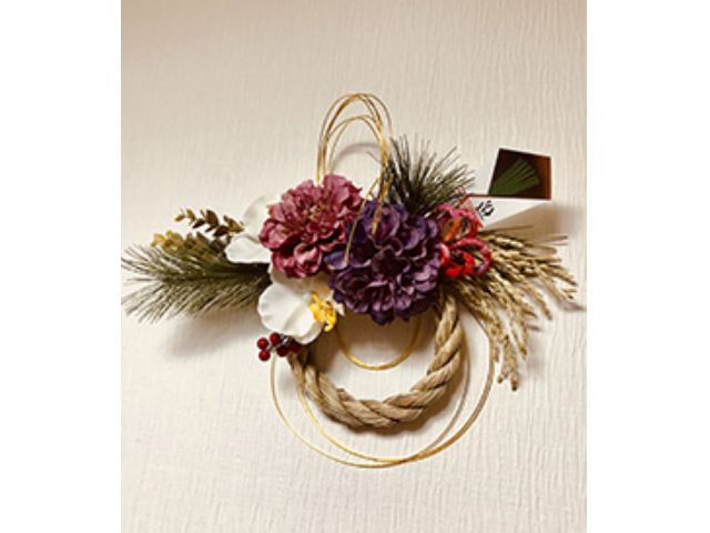 アレンジフラワー アーティフィシャルフラワーでお正月飾り作り体験 アトリエ花色ホーマック西岡店 じゃらん遊び体験 アレンジフラワー アーティフィシャルフラワーでお正月飾り作り体験 アトリエ花色ホーマック西岡店 じゃらん遊び体験
