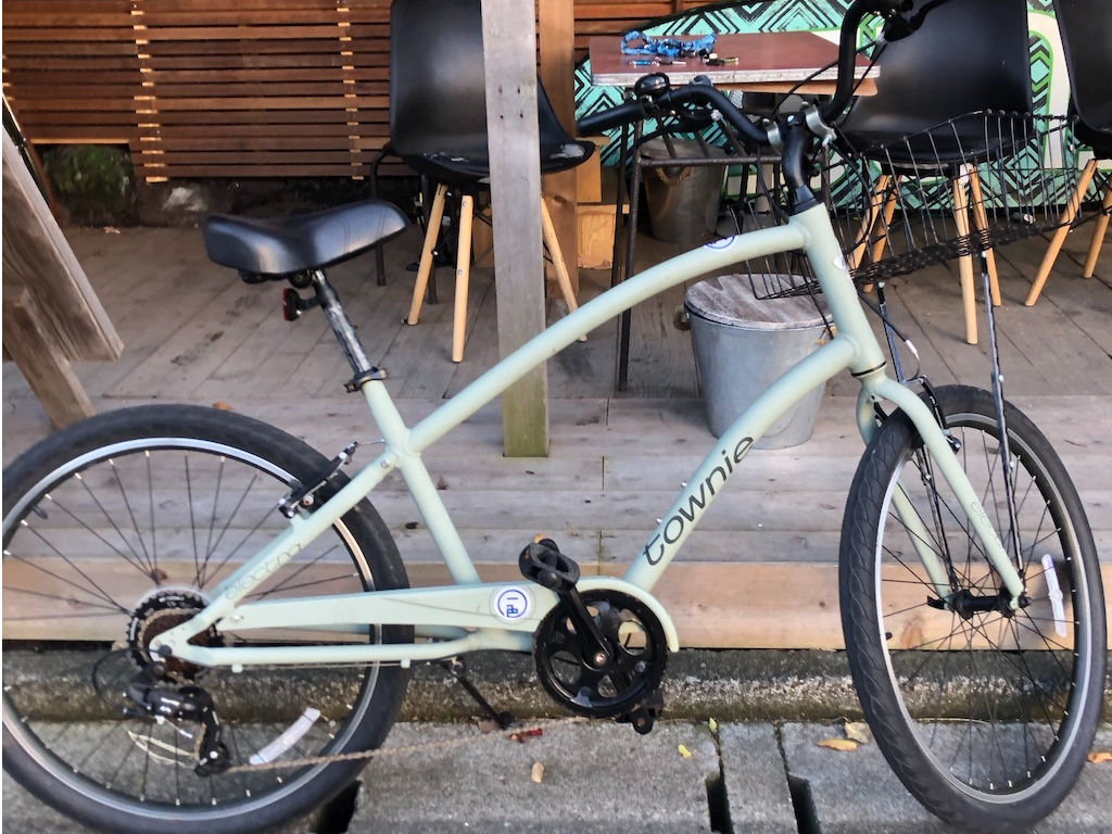 男性用ギア付きビーチクルーザー(グレー)