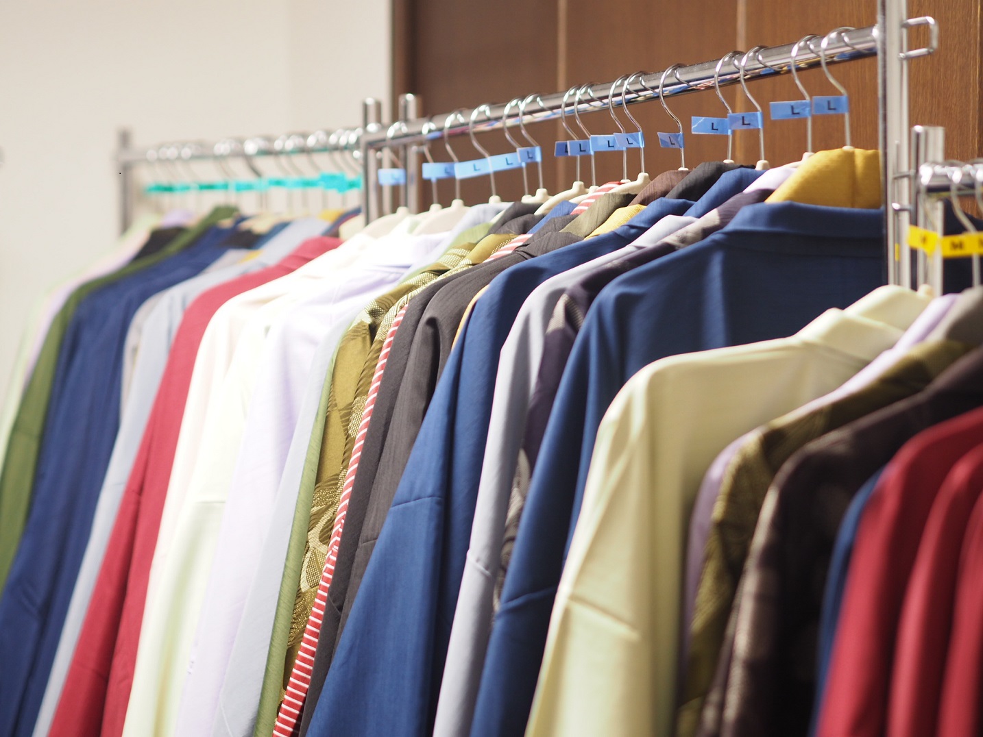 男性はS〜4Lまでサイズが豊富!カッコいい色をお選びくださいね