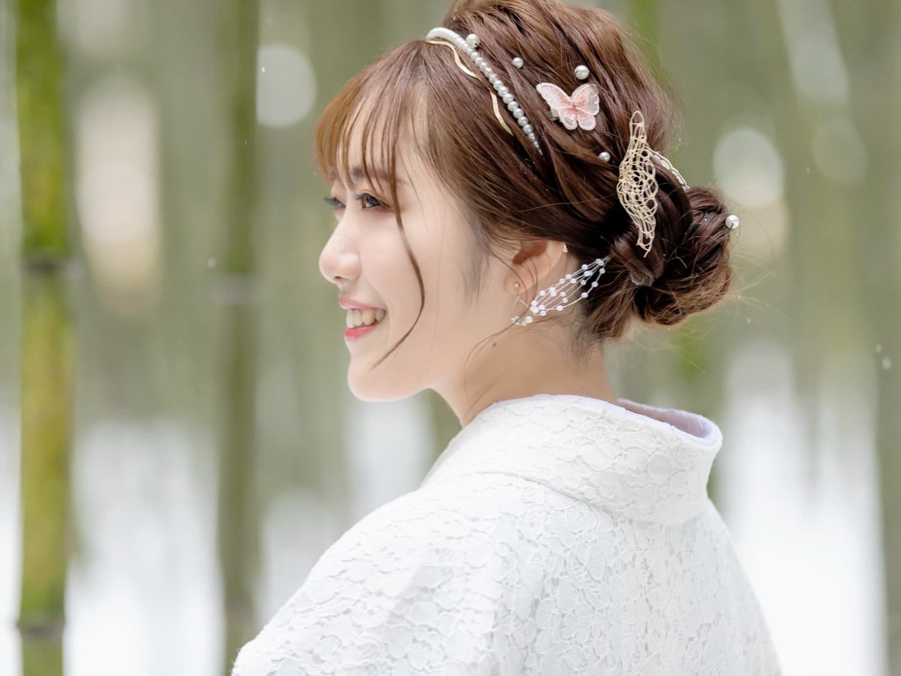 女性はヘアセットも込みのお値段です!