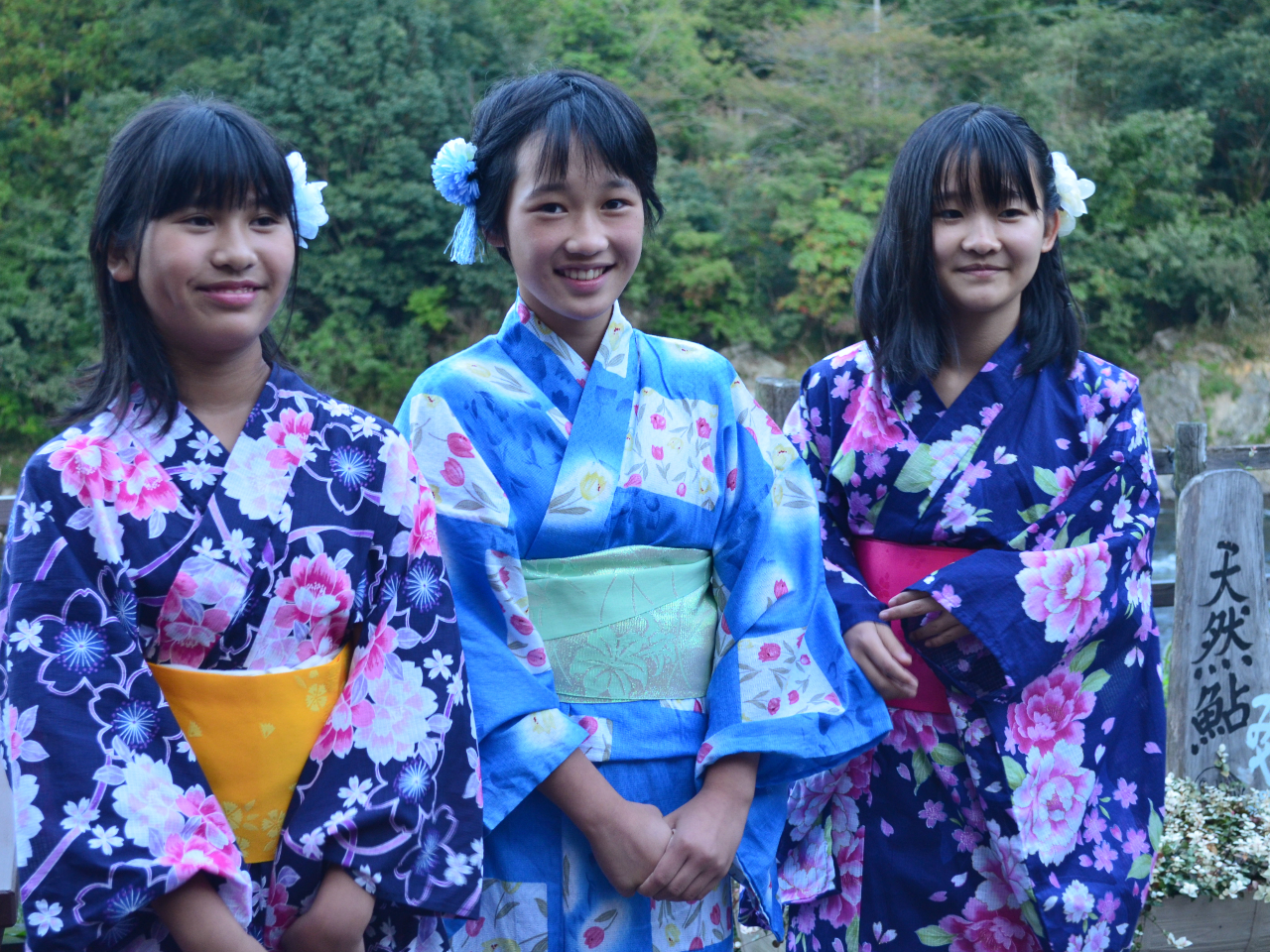 キッズ浴衣レンタル!手ぶらでOK!カワイイ髪飾り帯もセット!!翌日お昼まで貸出可...