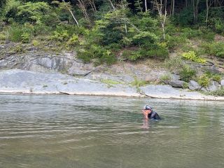 川は水風呂だ!