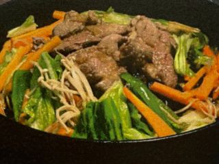 北海道の本場のジンギスカンです。