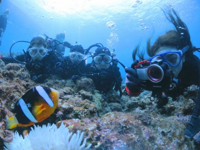 オプションの水中デジカメをレンタルできる!(2750円・SDカード持参)