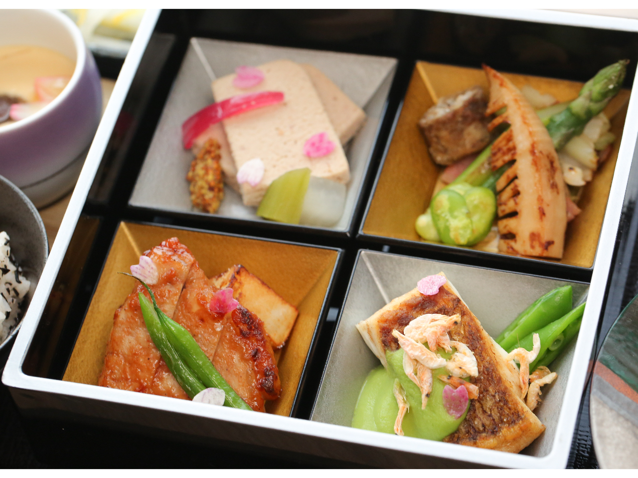 ランチ限定・お花見洋御膳 ~桜舞う季節に味わう