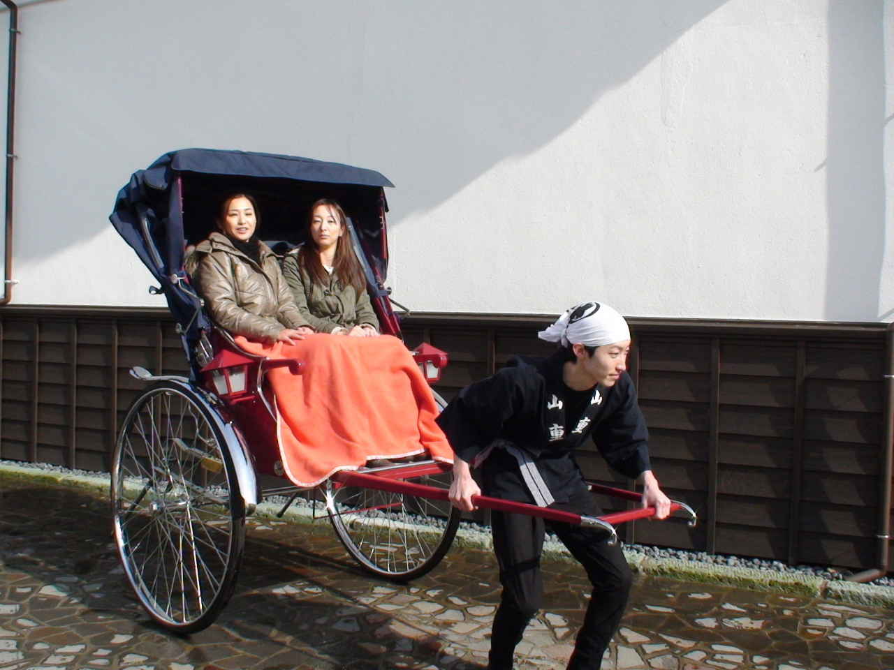 人力車で町巡り