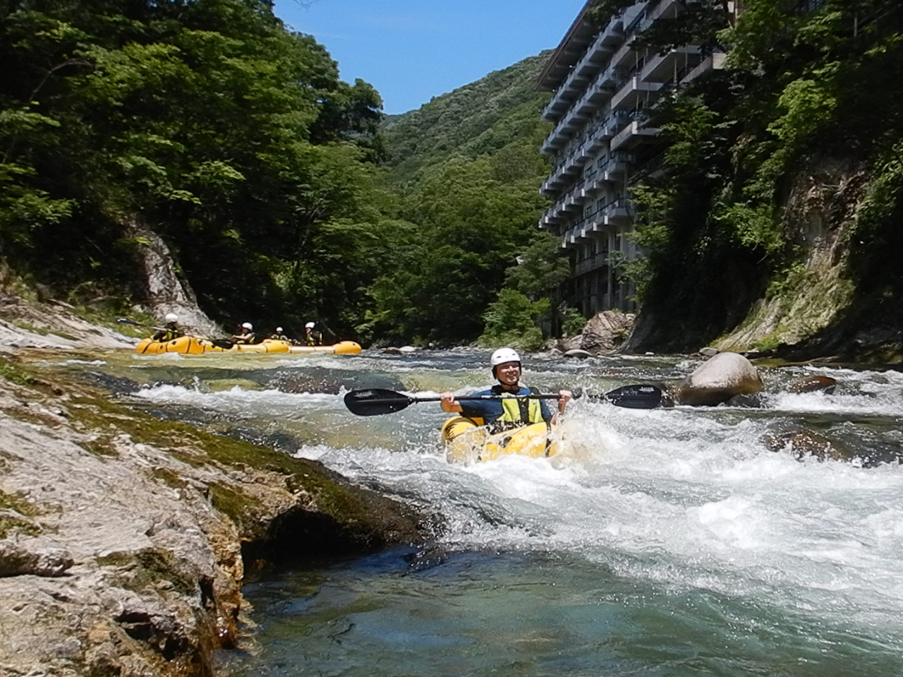 話題沸騰中のパックラフトにチャレンジしませんか?