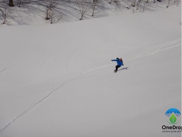 大斜面を気持ちよく滑りましょう!