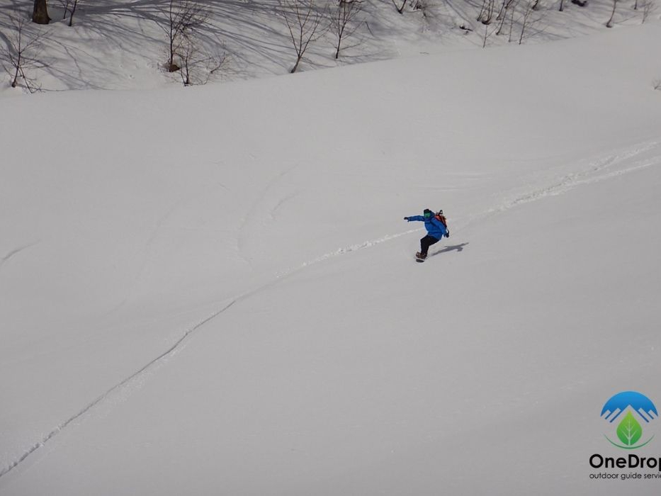 大斜面を気持ちよく滑りましょう!