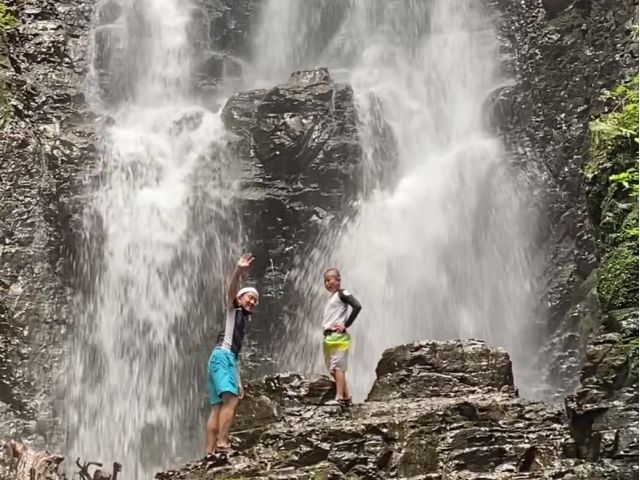 マイナスイオンをたっぷり浴びてパワーチャージ!!