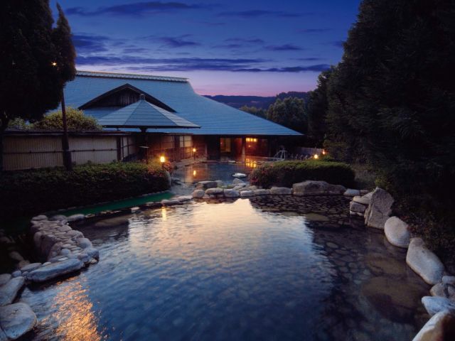 大露天風呂(夜景)