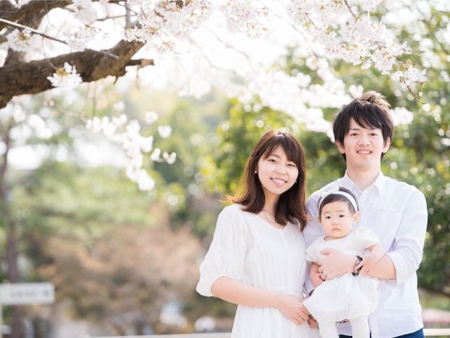 ご家族での記念写真にもご利用ください。