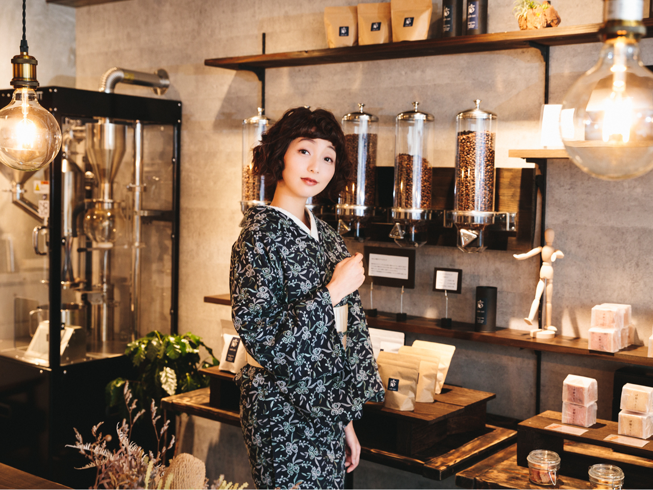 KIMONO MODERNのオリジナルレース着物で散策プラン♪