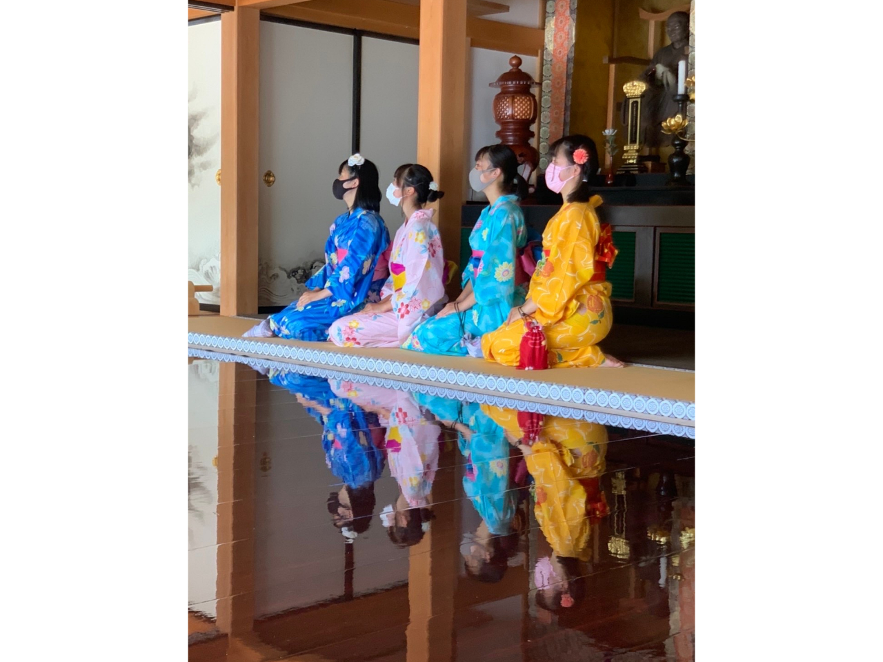 桐生市 宝徳寺にて