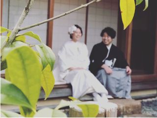 京都 祇園 結婚式の前撮り 和装ロケーション撮影 フォトウェディング 前撮り用衣装レンタル 白無垢 きものレンタル 和桜 じゃらん遊び体験