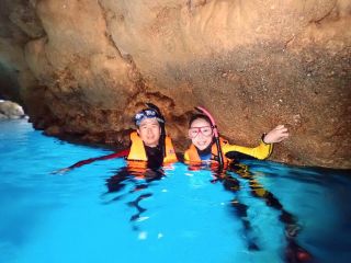 青の洞窟シュノーケル☆神秘的な青に感動!