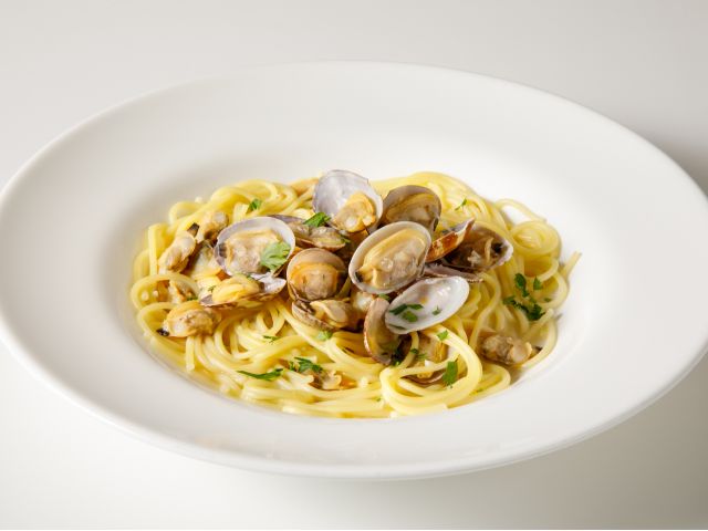 あさりたっぷりのボンゴレビアンコ