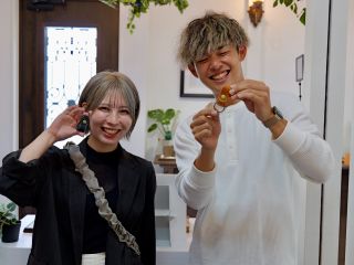 完成した嬉しい瞬間をパシャリ!!