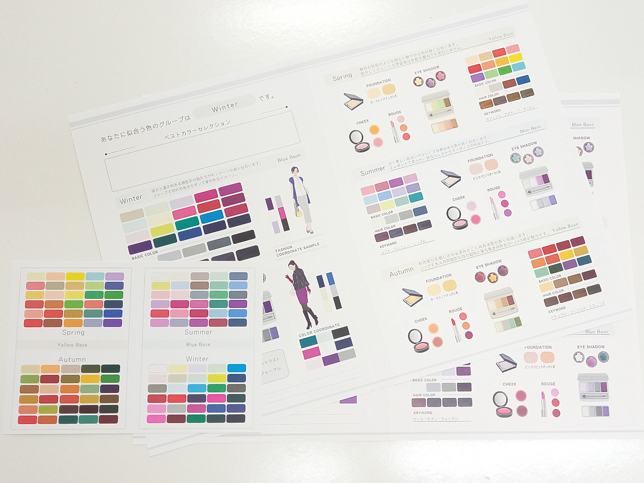 似合うメイクや服が分かる】16タイプパーソナルカラー診断＋顔タイプ＋