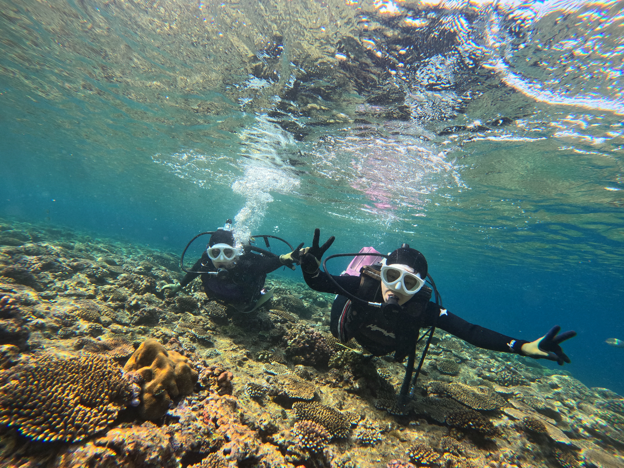 浅いところからスタートして徐々に深くしていきます。