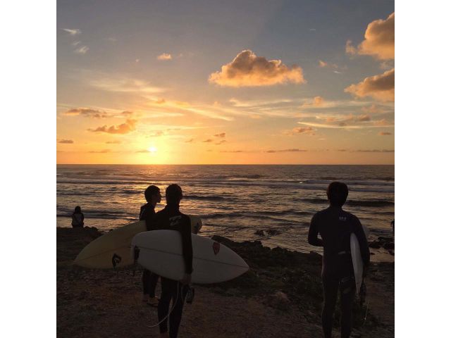 西海岸は夕日もキレイですよね!サンセットギリギリまでプランOKです!