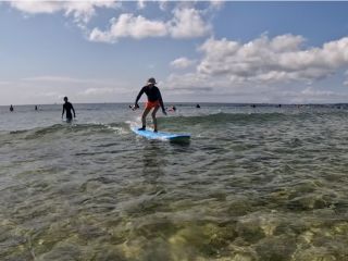 優しい波なので初めての方も安心です。