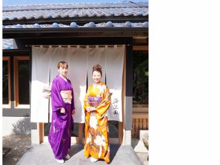 海江田さんにて振袖でランチ