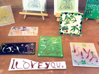 オリジナルの表札やタイル♪