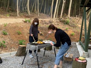 みんなで楽しくBBQ!