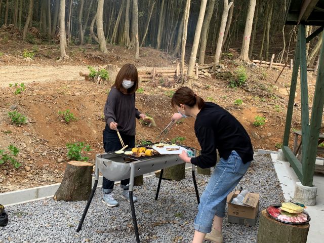 みんなで楽しくBBQ!