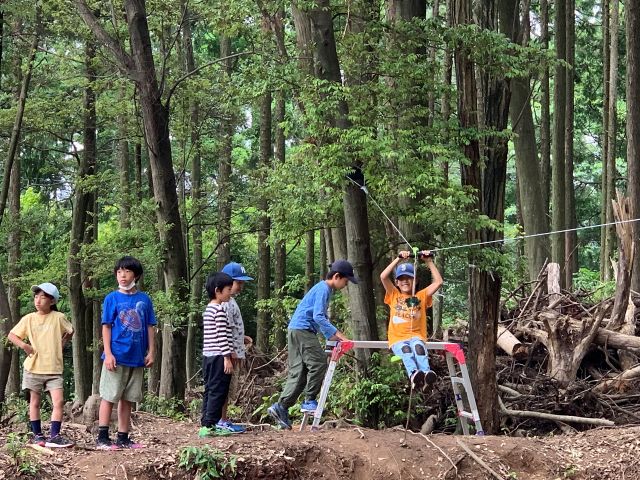 みんなで作るみんなの公園!のだけの森で楽しもう♪