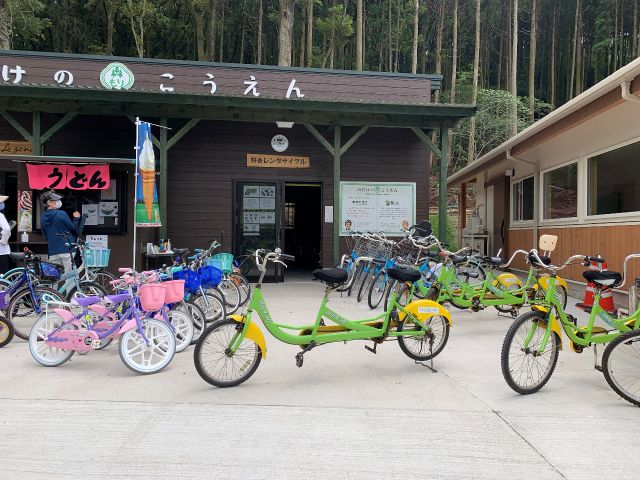 レンタサイクルもございます!ご利用を希望される方は事前に施設にお問い合わせください。