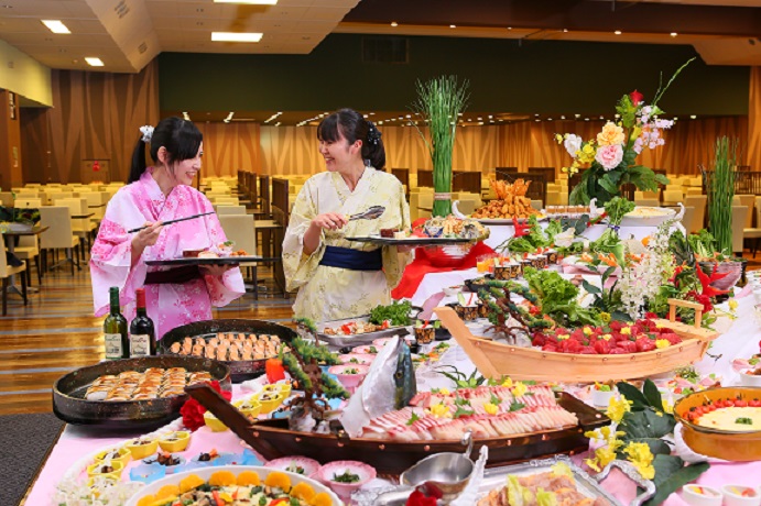 夕食ビュッフェ 日帰り温泉 平日予約 栃木名物 焼き餃子 など和洋中50種類以上の料理をご提供 自慢の夕食ビュッフェにご入浴のついたプランです ホテルニュー塩原 じゃらん遊び体験