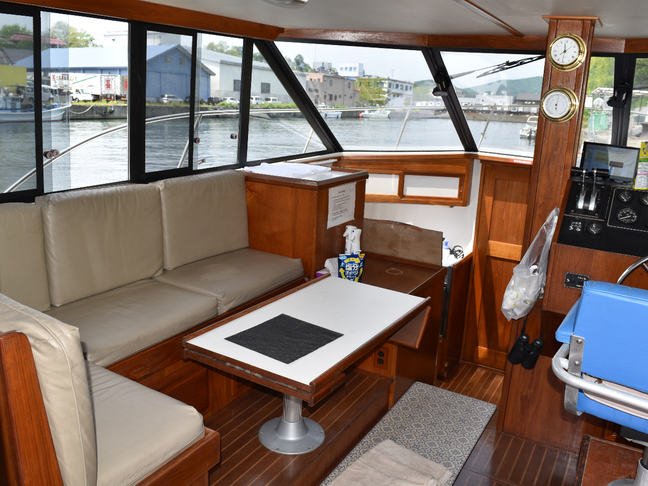 ゴージャスなキャビン。