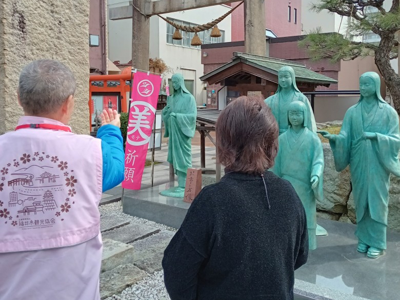 「めおと雁(かり)」が飛んだ北庄城址ー柴田勝家とお市の方の絆に逢いに行こうー