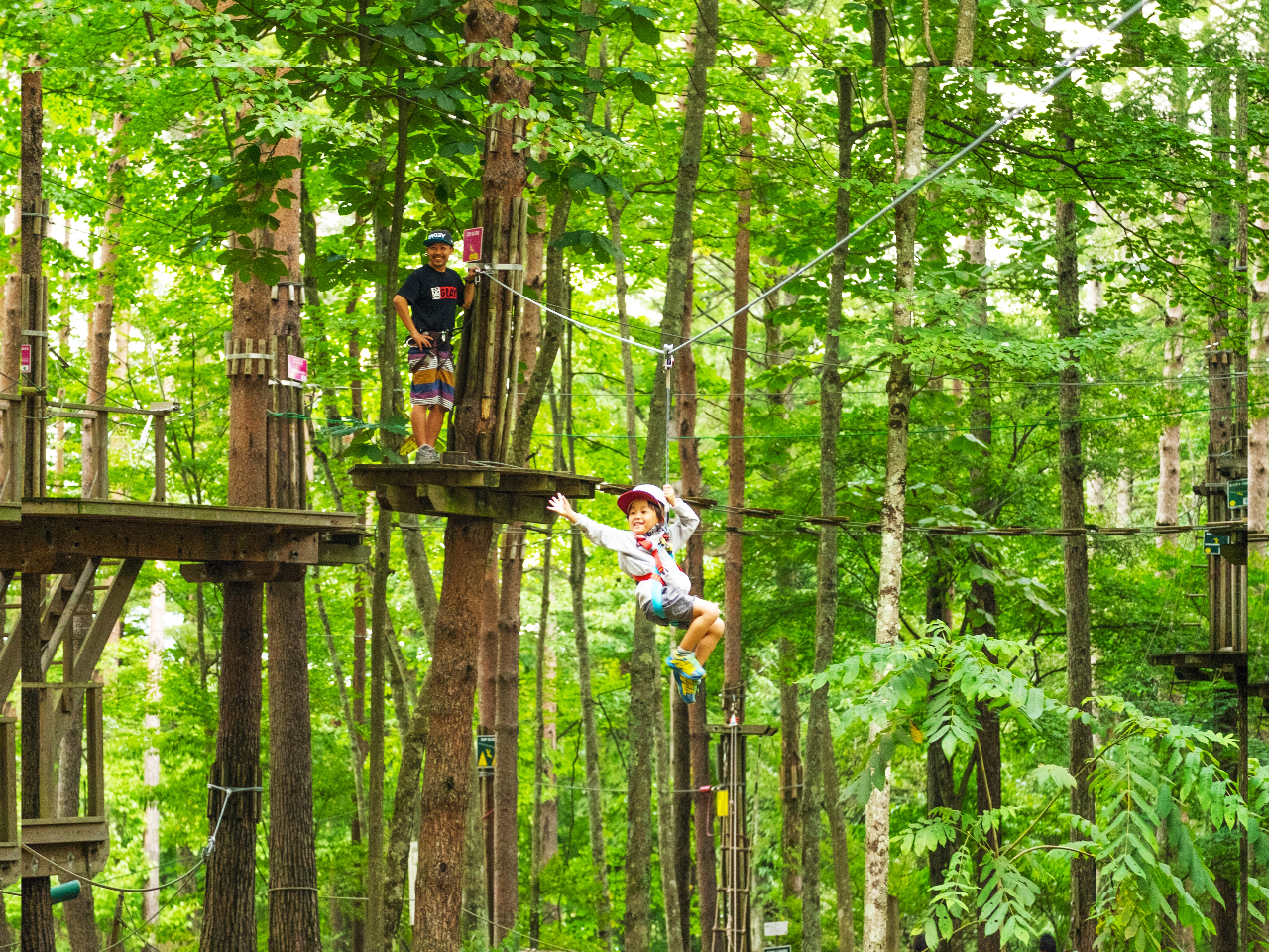 森林浴で心も身体も癒されます!