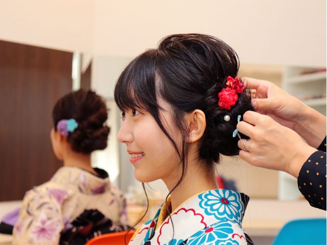 プロによるヘアセットをお手頃価格で!