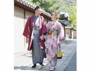 祇園・八坂神社、清水寺を訪れるコースが30分〜1時間で楽しめます。
