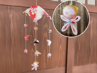 吊るしてかわいい♪花ぼぼかざり