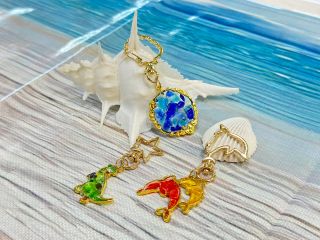 琉球ガラスのカレット♪ビーズ♪貝殻やサンゴなども選べます♪ 国際通り 体験 当日 楽しめます♪